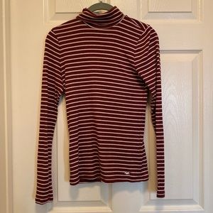 Hollister striped turtle neck